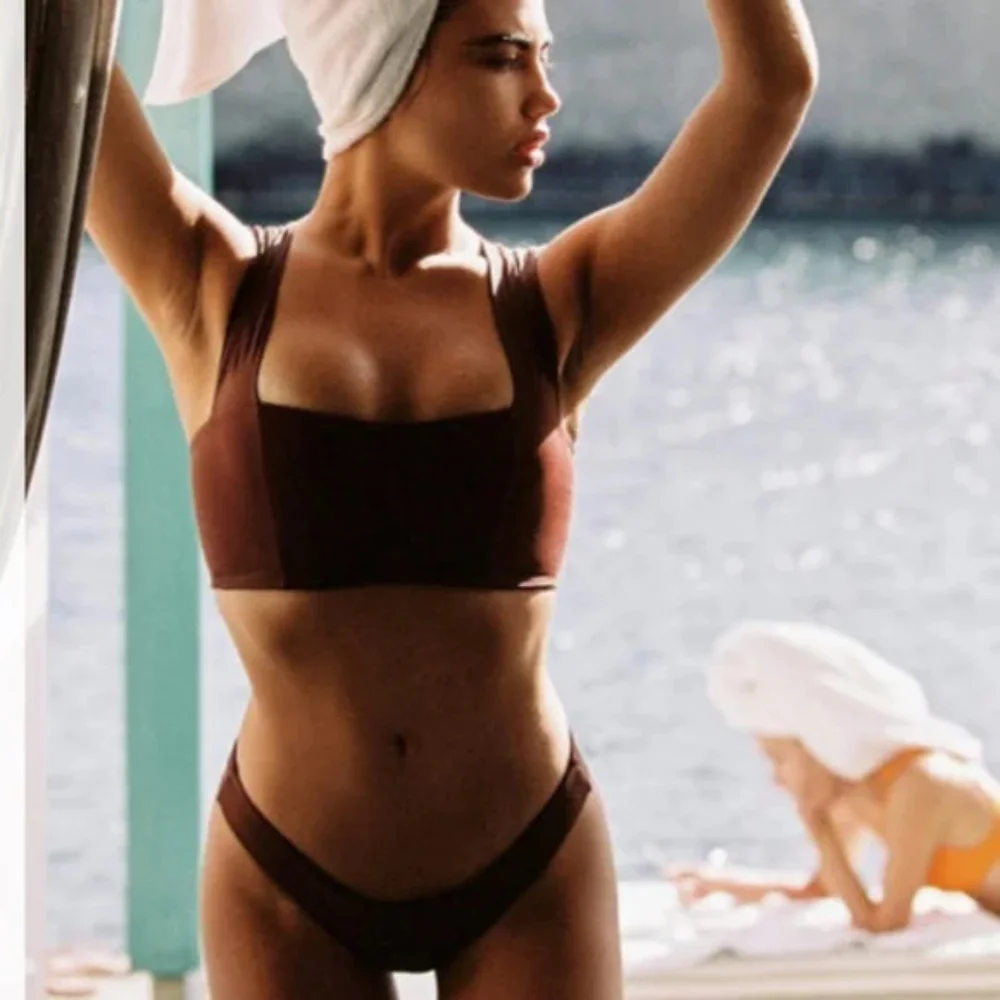 L*Space Parker Camacho Bikini Set Tangy Orange Salmon Pink